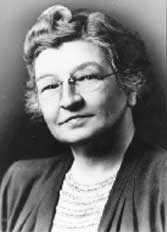 Portrait of Edith Clarke.
